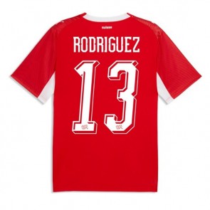 Schweiz Ricardo Rodriguez #13 Replika Hemmatröja VM 2026 Kortärmad